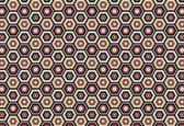 Fotobehang - Vlies Behang - Hexagon Kunst - 416 x 290 cm