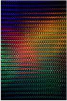 Poster (Mat) - Bolletjes Patroon van Blauw, Rood, Geel en Groen - 80x120 cm Foto op Posterpapier met een Matte look