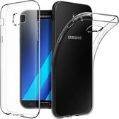 Transparant Dun TPU Hoesje Geschikt voor Samsung Galaxy A5 (2017) | Back Cover | Lichtgewicht | Ultra Dun Hoesje | Flexibel | Zacht TPU | Doorzichtig