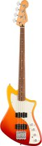 Fender Player Plus Active Meteora Bass PF Tequila Sunrise elektrische basgitaar met deluxe gigbag