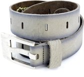 Kidzzbelts leren jongens kinderriem 1684 Taupe-55 cm