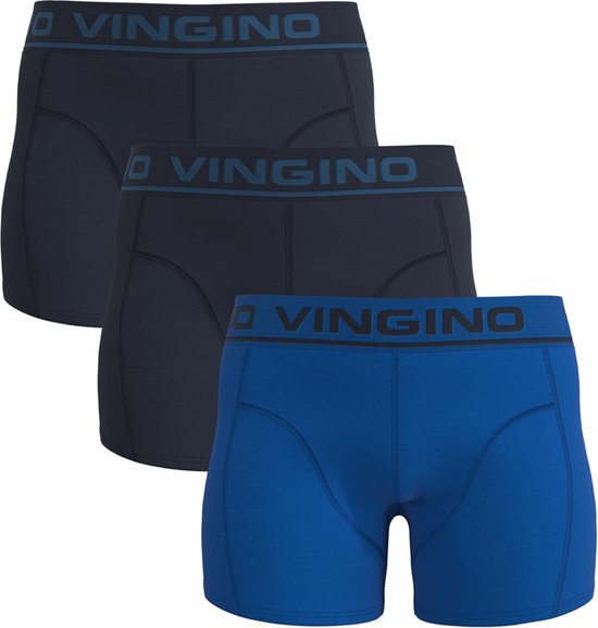 Vingino - Boxershort 3-Pack Deep Blue - Maat: 98-104