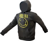 Nirvana Classic Smiley Logo Sweat à capuche Pullover Grijs anthracite - Merchandise officielle