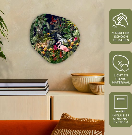 Lot De 33 Décorations De Gâteaux D'animaux De La Jungle Aux