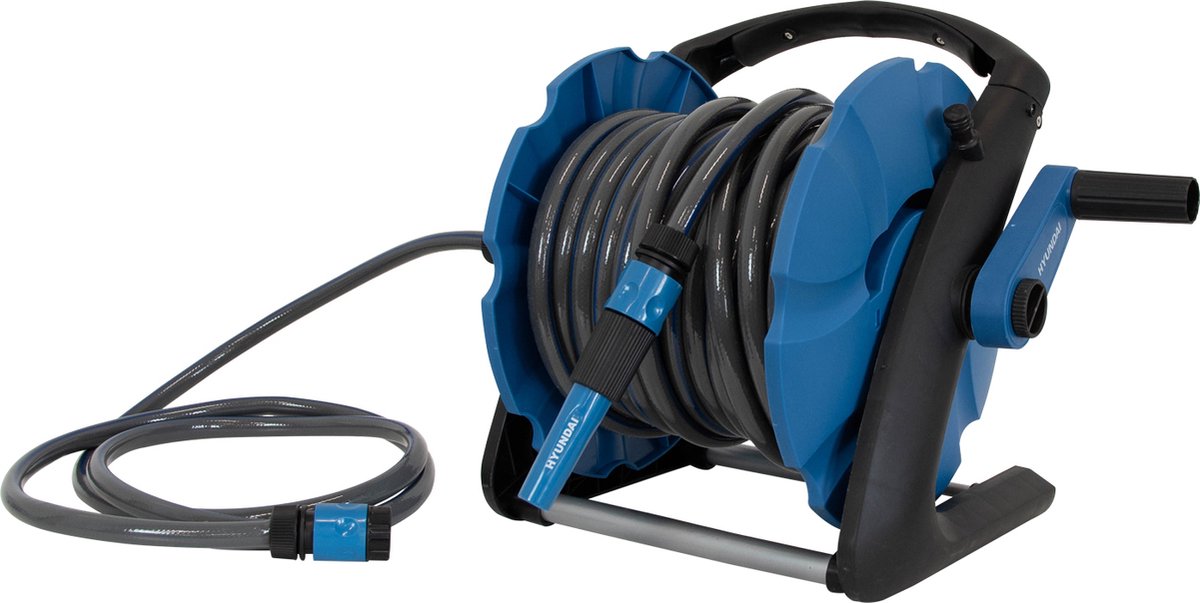 Hyundai slanghaspel 20 meter 12 mm - Inclusief muurbevestiging