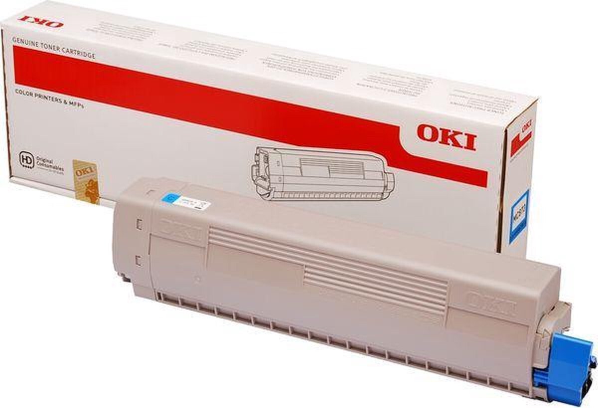 MC873 OKI Toner Cyaan 45862816