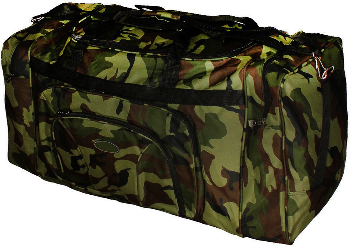 Mega Grote Sport Tas Camouflage 110LTR - Hoge Kwaliteit