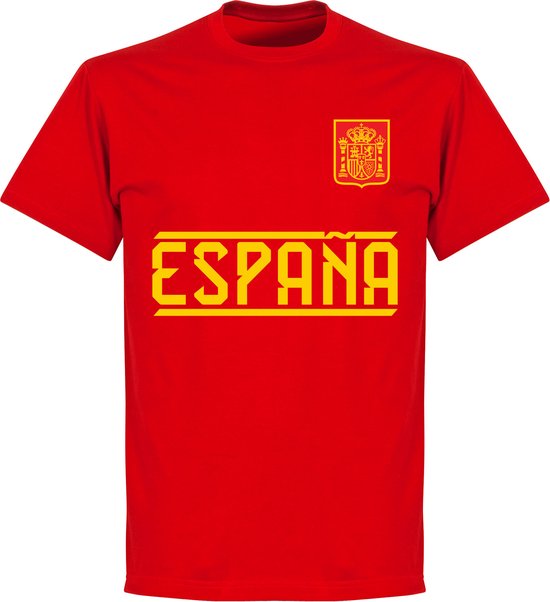 Spanje Team T-Shirt - Rood - S