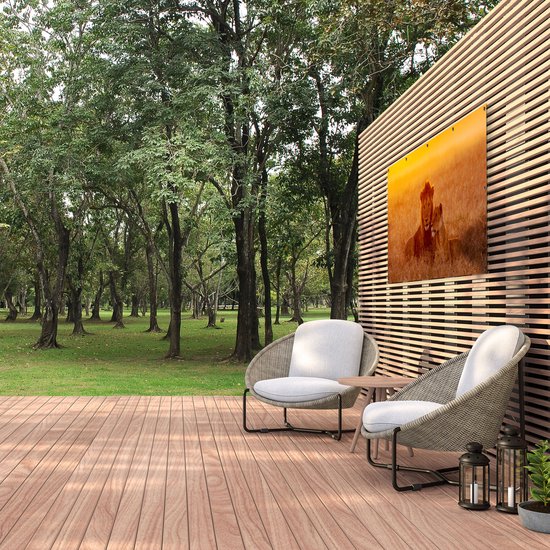 Gards Tuinposter - 160x80 cm - Tuindoek - Tuindecoratie - Wanddecoratie buiten - Tuinschilderij