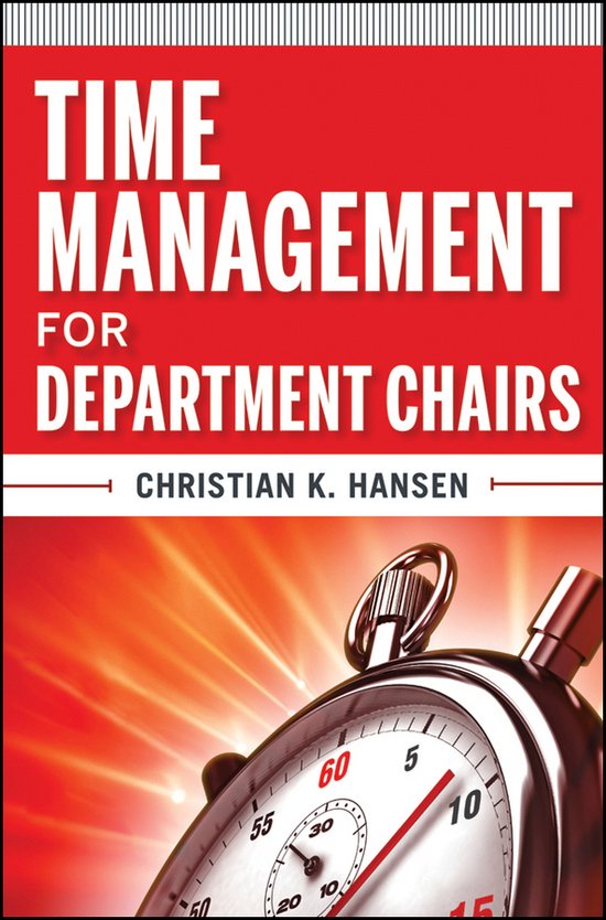 Time Management For Department Chairs - cover
