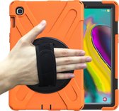 Samsung Galaxy Tab S5e Cover - Hand Strap Armor Case - Oranje
