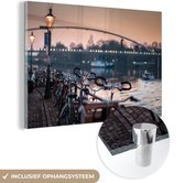 Peinture sur verre - Maastricht - Meuse - Pont - 60x40 cm - Peintures sur verre acrylique - Photo sur Glas