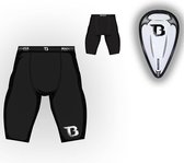 Booster Tok met Compression Short G-7 - Zwart - XL