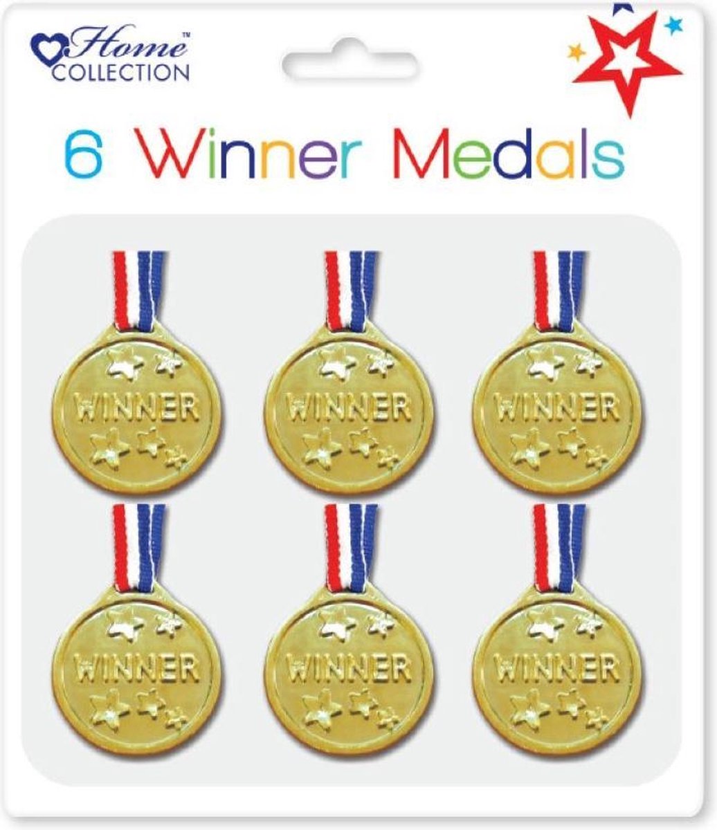 Medailles - Plastic - 6st. | bol.com