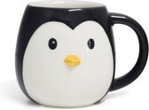 Balvi drinkbeker penguin Pingo zwart keramiek