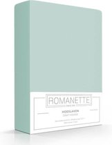 Luxe Verkoelend Hoeslaken - Mint - 160x220 cm - Katoen - Romanette