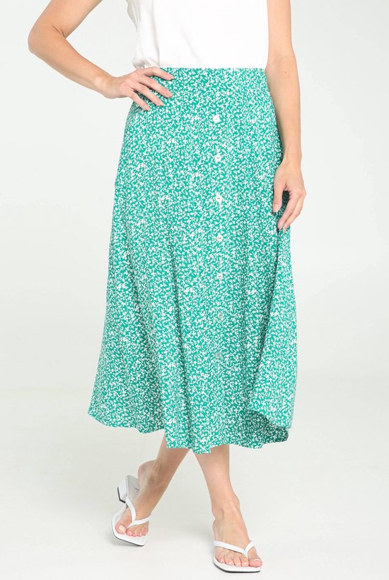 Cassis Cassis Rok in viscose met bloemenprint bol
