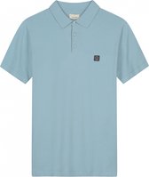 Dstrezzed Polo S/s Cotton Knit Polo's & T-shirts Heren - Polo shirt - Blauw - Maat XL