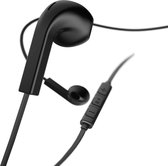 Hama Koptelefoon "Advance", earbuds, microfoon, platte kabel, zwart