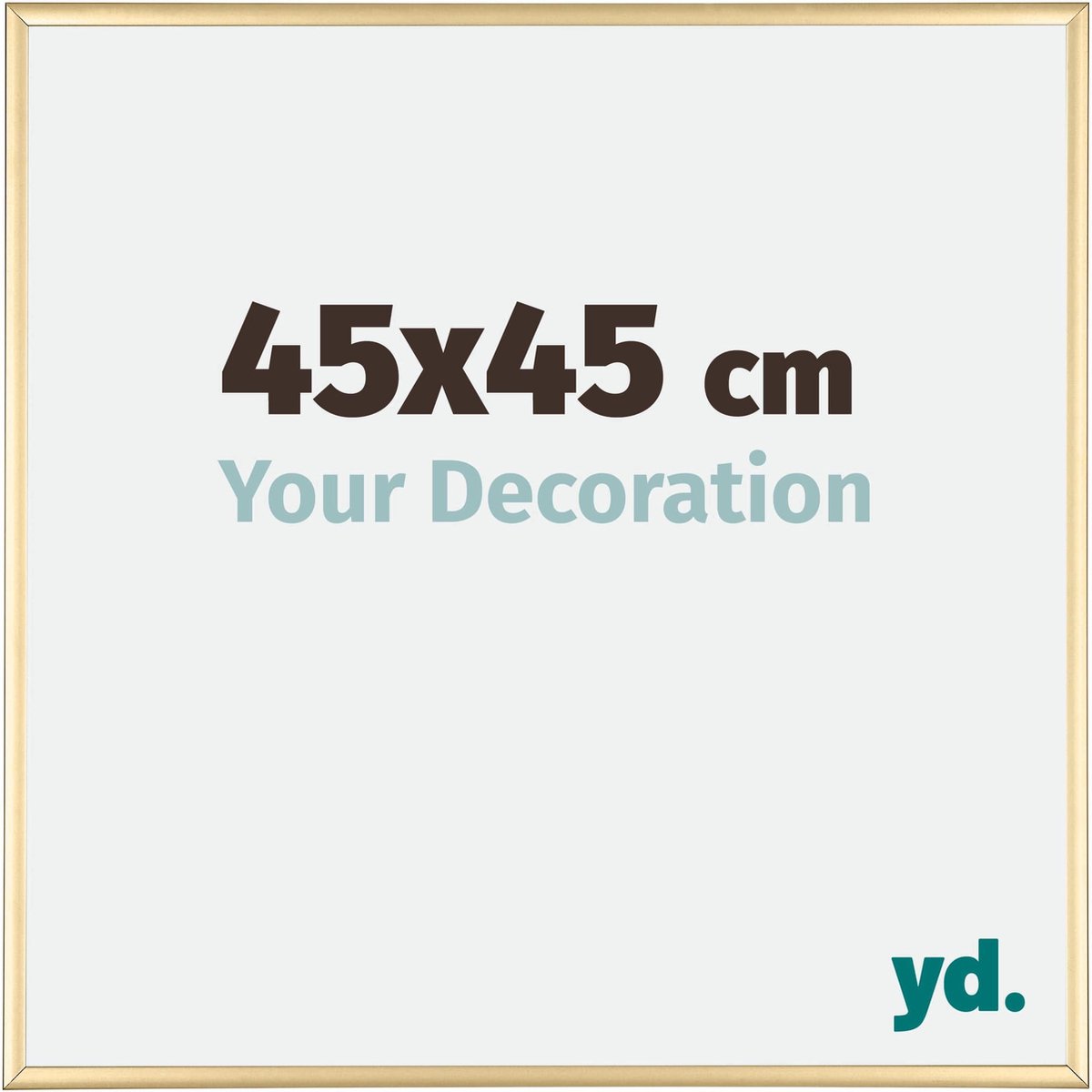 yd. Your Decoration - Fotolijst 45x45 cm - Aluminium - Goud - Kent