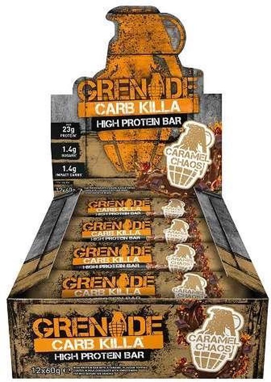 Grenade Protein Bar Chocolate Chip Cookie Dough 21g Protein - Doos 12x 60g - 720g - Eiwitrepen voor Twee Weken - Eiwitten voor Spieren - Sportvoeding - Tussendoortjes — afbeelding 4