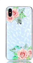 GadgetBay Diamant hoesje TPU iPhone XS Max Case - Bloemen