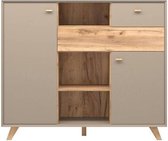 Germania Calvi Dressoir High Grijs Hoge Poten