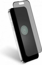 Bigben Connected, Geschikt voor Apple iPhone 15 screenprotector van 2,5D organisch glas Privé, Doorzichtig zwart