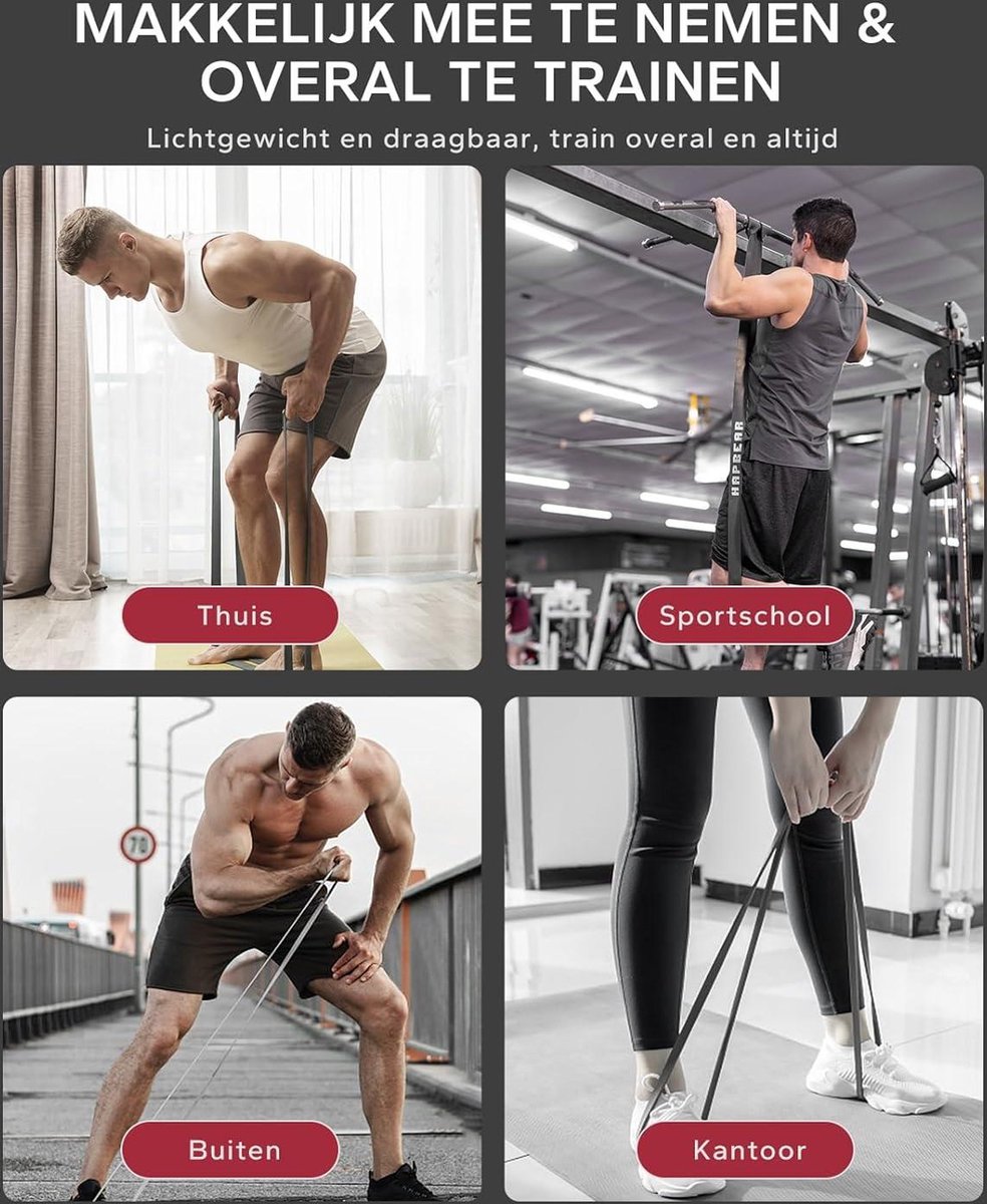 Bandes élastiques De Résistance En Caoutchouc De Musculation Aux Bons