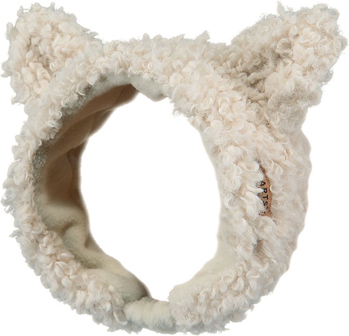Barts fonzer haarband - cream wit