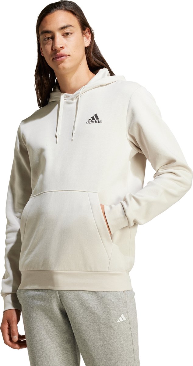 adidas Sportswear Essentials Fleece Hoodie Heren – 2XL Beige