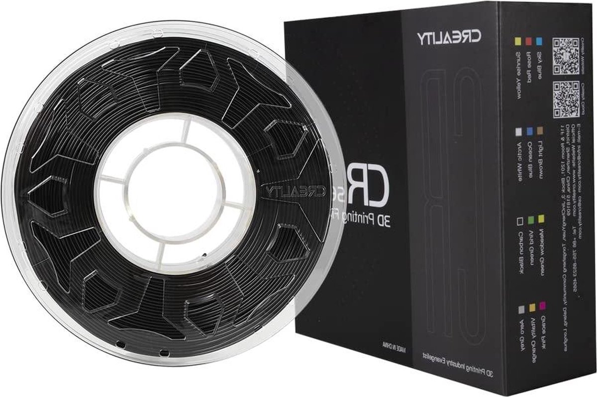 3D Filament Zwart - 175 mm - 1 kg - CR-PLA