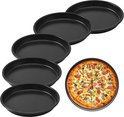 Nutrichef Pizzaplaat - Ronde Pizza Bakpan van Koolstofstaal