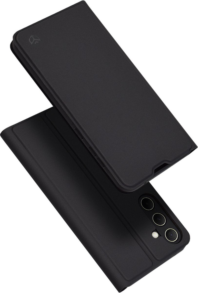 Techsuit Magskin Book Wallet Case hoesje voor Samsung Galaxy A35 - Zwart