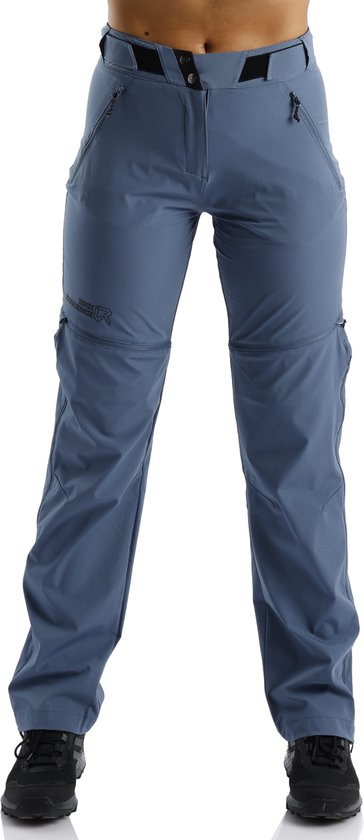Rock Experience OBSERVER T ZIP Dames Outdoorbroek Blauw XL