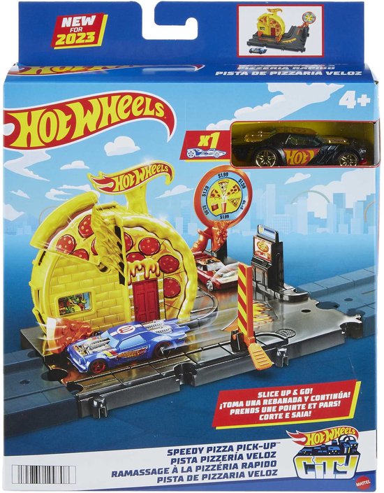 Hot Wheels City Explorer Speedy Pizza Pick-Up van Hot Wheels — afbeelding 2