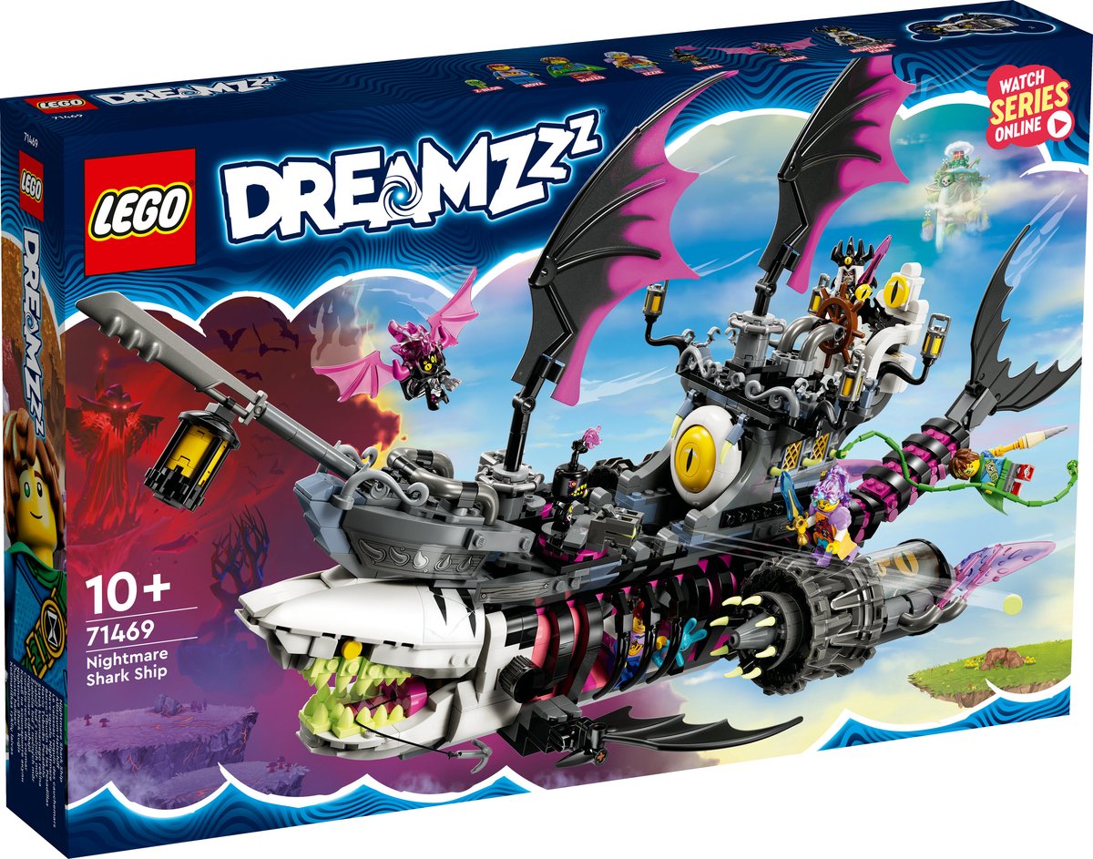 LEGO DREAMZzz Nachtmerrie Haaienschip Piratenschip Speelgoed - 71469 — afbeelding 5