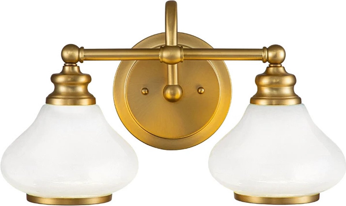 Hinkley LED Badkamerarmatuur Ainsley | 3W 3000K 300Lm 830 | IP44 | Dimbaar | Brushed Brass