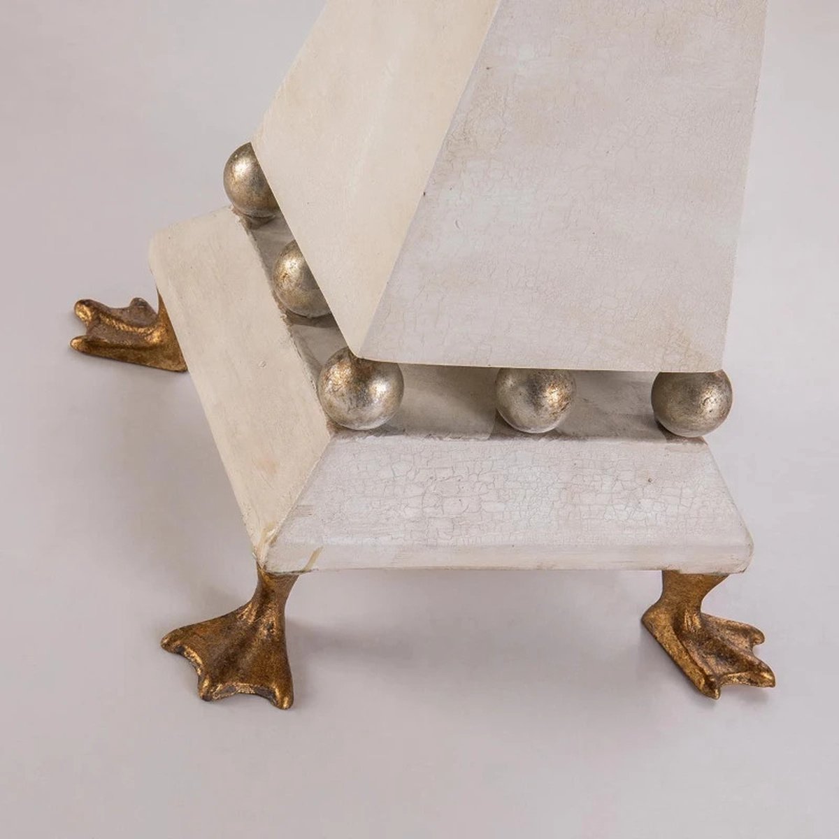 Flambeau LED Tafellamp Leda | 1X E27 Max 60W | Cream Patina, Gold Leaf
