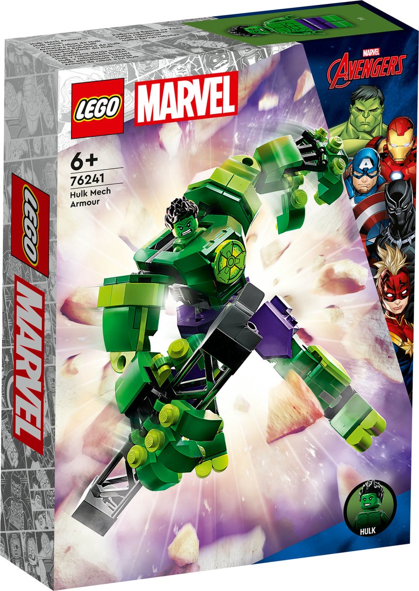 LEGO Marvel Avengers Marvel Hulk mechapantser - 76241 — afbeelding 4