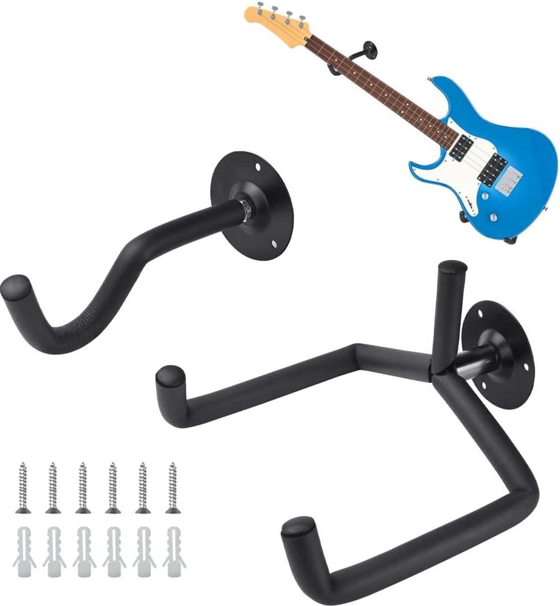 TOOLSSIDE 5 stuks Gitaar Hanger Wandmontage Haak