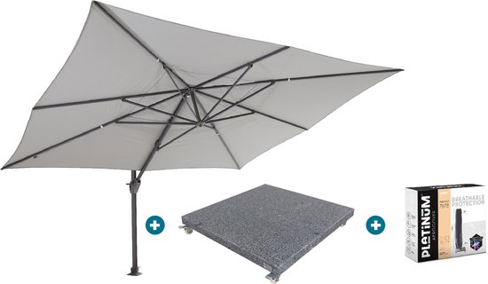 BRUNNER 0102073N.C52 Stuoia Per Verande Camper Caravan Balamt, 300 X 700 Cm, Colore Grigio Scuro/Grigio Chiaro