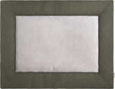 Baby's Only Gebreid boxkleed Classic - Parklegger - Speelkleed - Khaki - 80x100 cm - Extra dik - Boxmatras - Tweezijdig te gebruiken