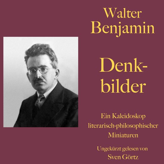 Walter Benjamin: Denkbilder - cover