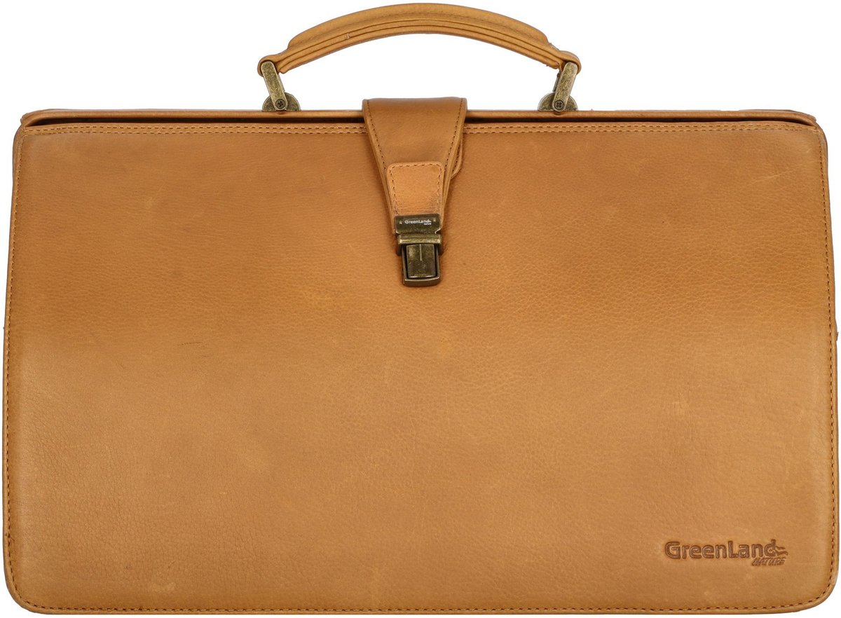 Greenland Nature Dokterskoffer Leer 40 cm - cm ( Zoll) - cognac