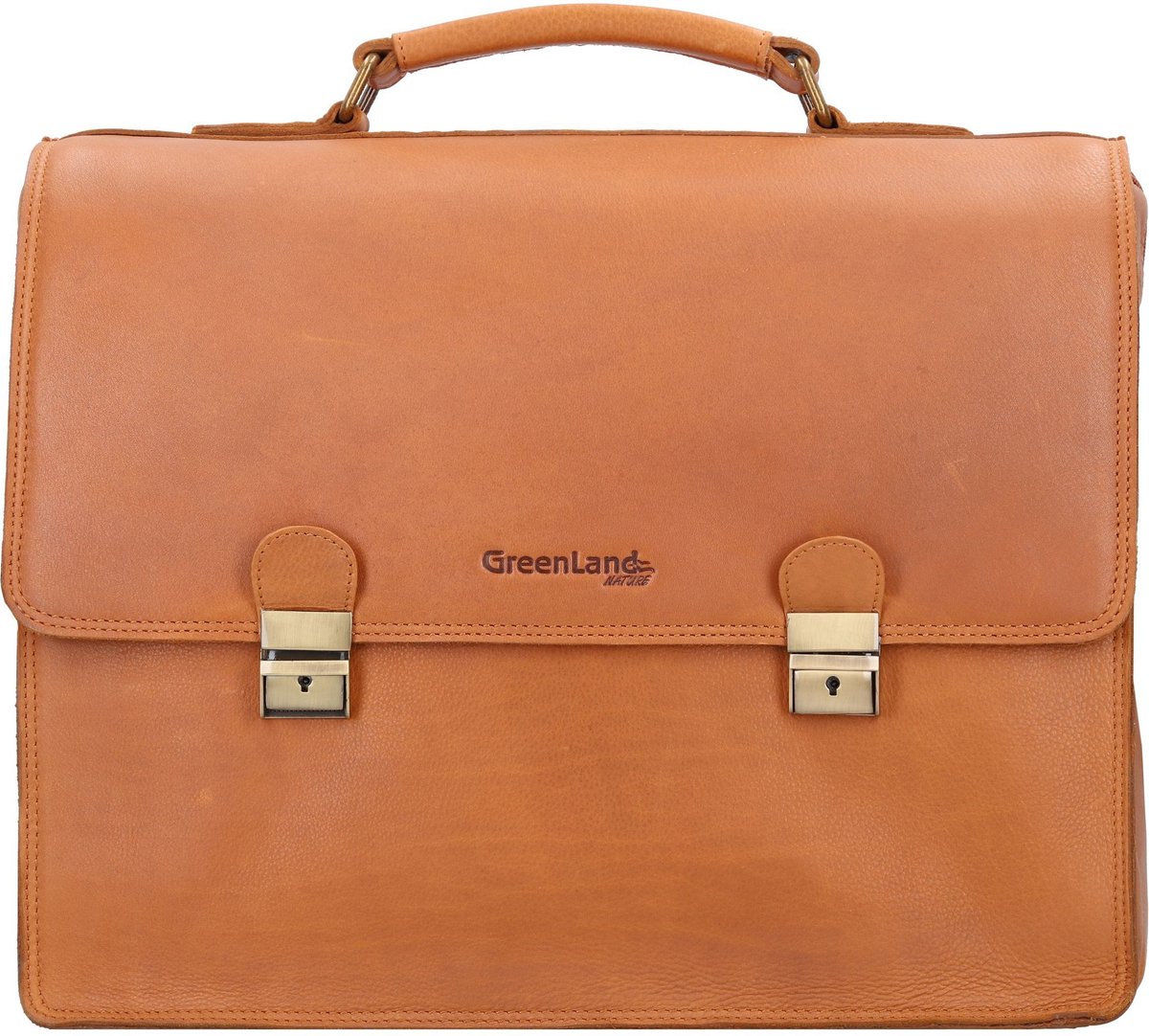 Greenland Nature Nature aktetas RFID Leer 40 cm Laptopcompartiment - 40cm (16 duim) - braun