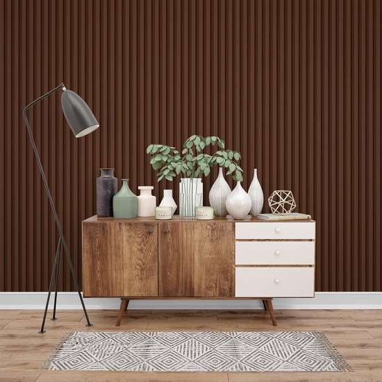 A.S. CRÉATION Zelfklevend behang Pop-up Panel 94219-2 Only Borders 10 houtoptiek bruin 250x35 cm kopen