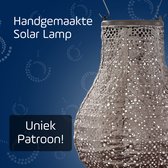 Lumiz Solar Buitenlamp - Buitenverlichting - Lampion - Solar Tuinverlichting - Lave Bulb - 16 cm - Taupe