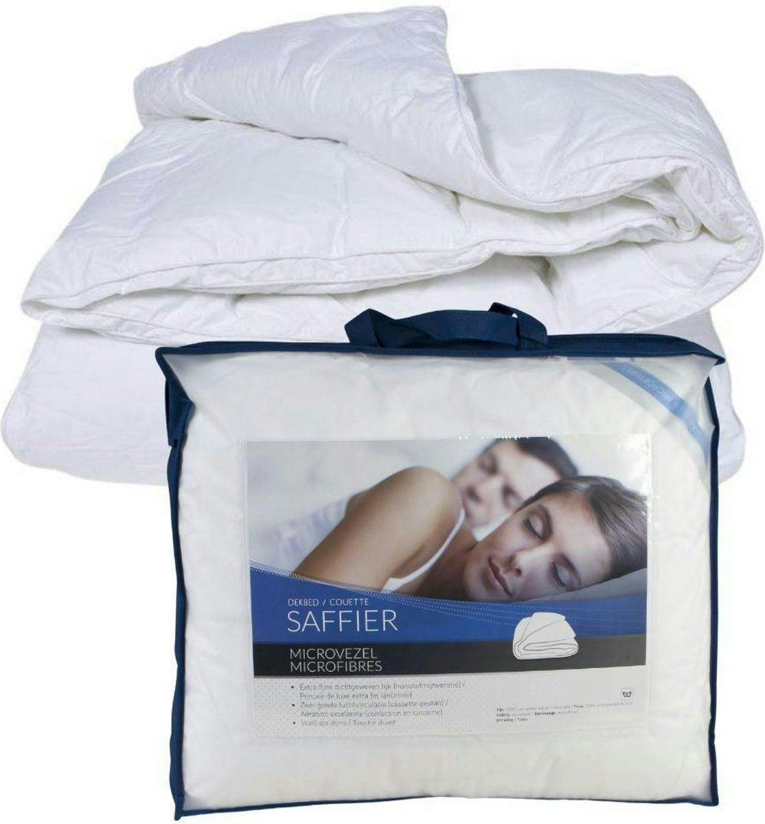 Cley Saffier Microvezel Dekbed - 200x220 / Single
