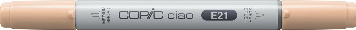 Copic Ciao twinmarker 1 stuk(s) Beitel/penseelpunt - Cotton Pearl E00